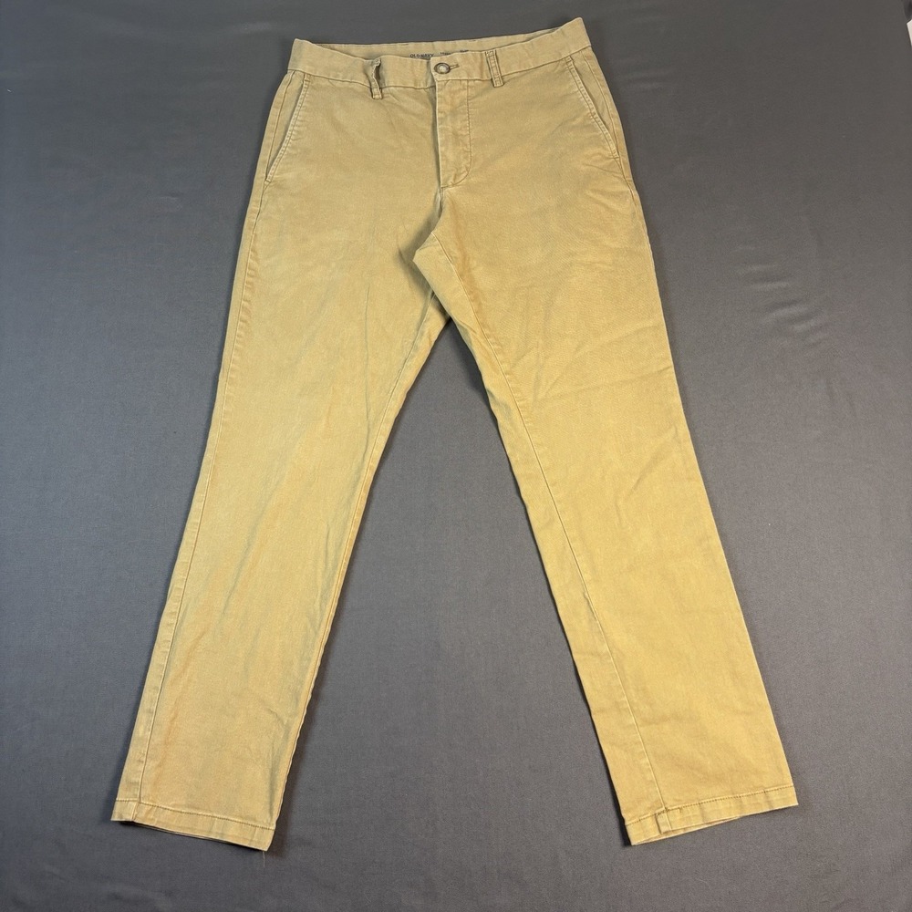 Old Navy Slim Flex Men's Khakis (30 x 30) 4 Pockets 100% Cotton - Uniform
